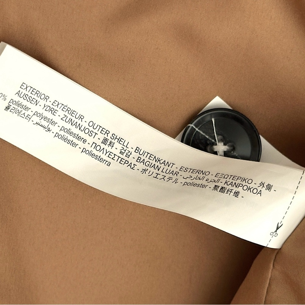 Zara Double Breasted Long Coat - Picture 5 of 6